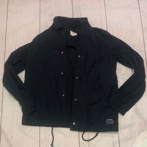 Element boys navy blue button up windbreaker jacket